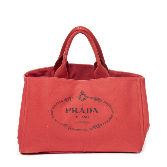 Prada Handbags - Prada Large Canapa Tote
